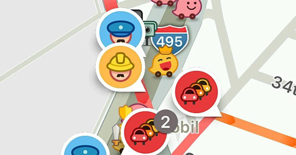 Waze  pruža informacije o uslovima u saobraćaju u realnom vremenu